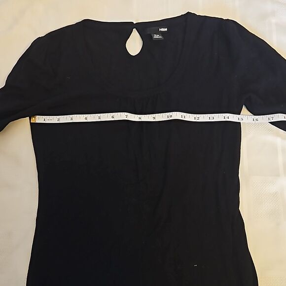 H&M Women's Long Sleeves Sweater Black XS - Picture 9 of 16